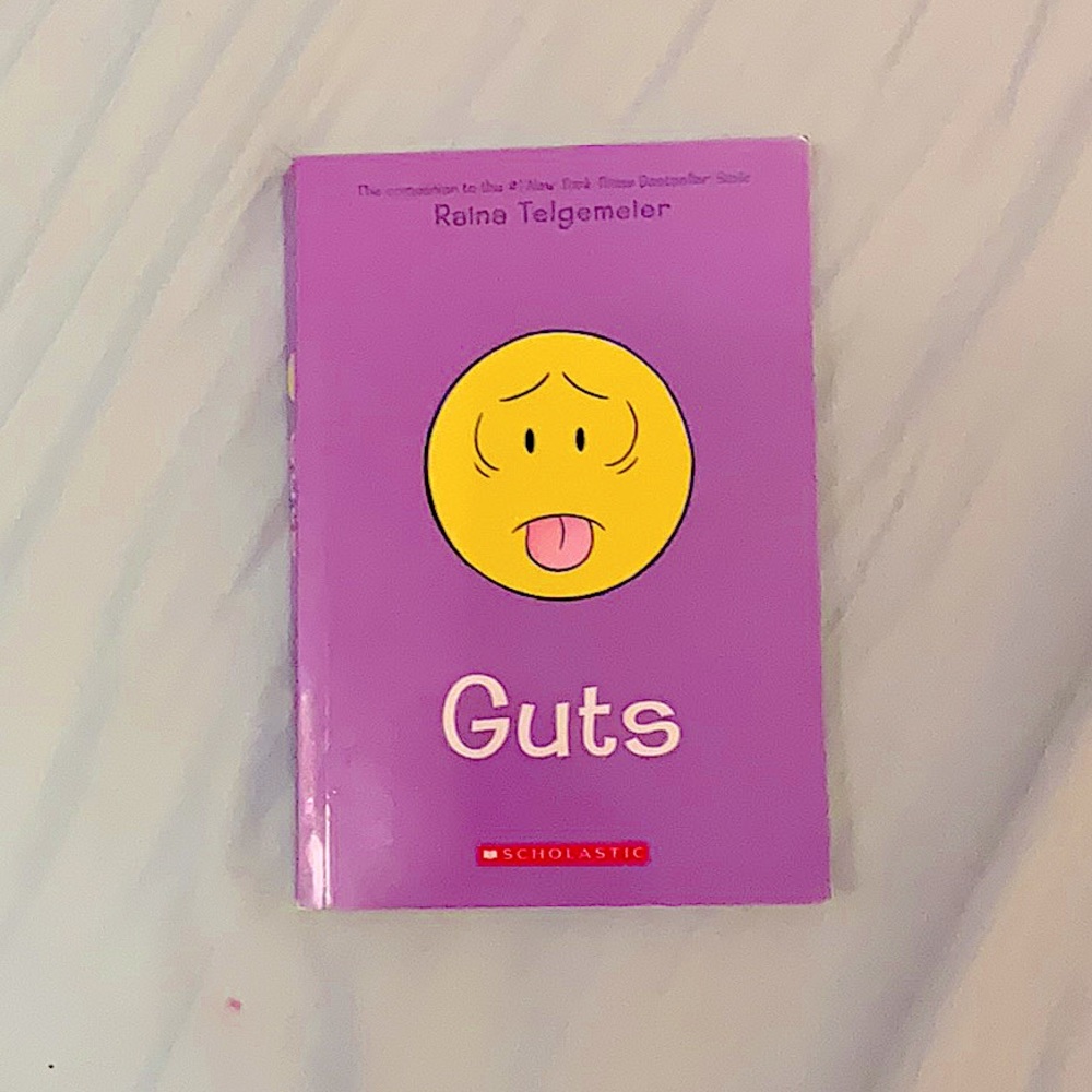 Guts graphic novel by Raina Telgemeier